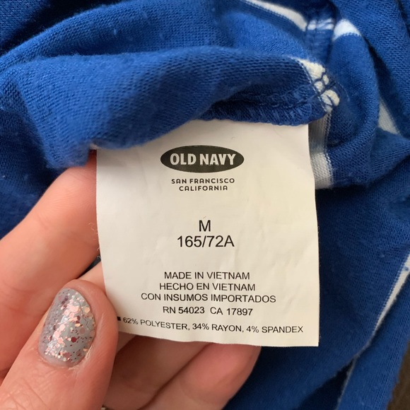 Blue Striped Skirt - Picture 3 of 4